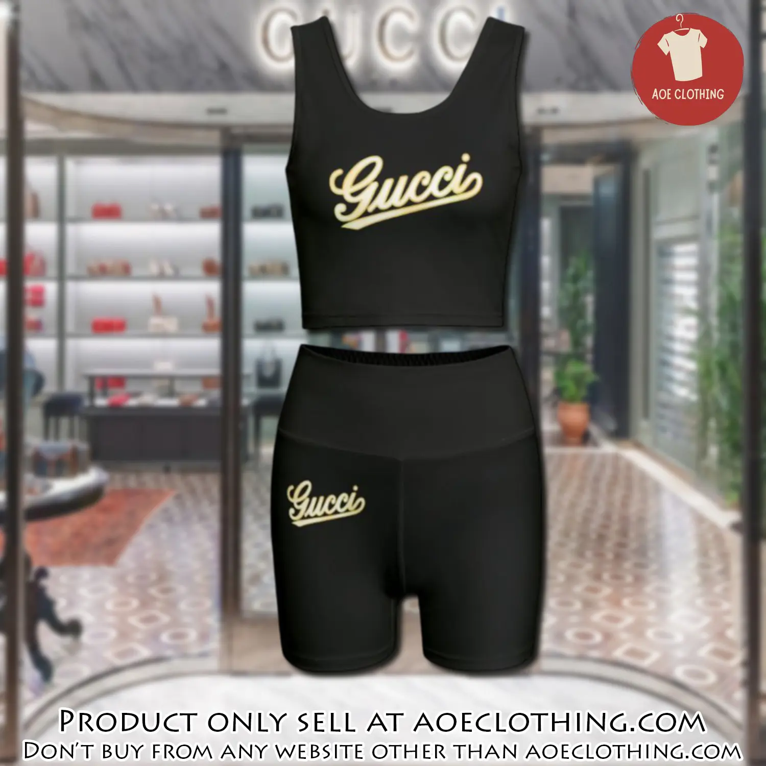 Gucci summer women sport bra yoga set running outfit sby1030 aoe2534621